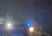 Weihnachtlicher Wassereinsatz