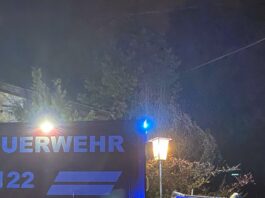 Weihnachtlicher Wassereinsatz