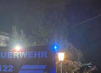 Weihnachtlicher Wassereinsatz