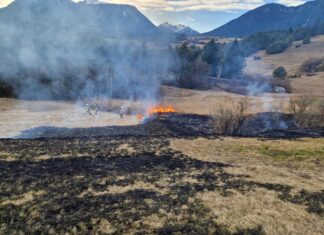 Brandmelde und Brandalarm in Mieming