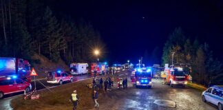 Abschnittsübergreifende Gesamtübung Busunfall 2024