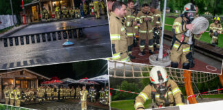 Atemschutzübung am Badesee