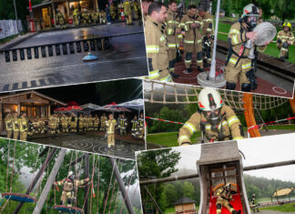 Atemschutzübung am Badesee