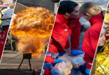 Blaulichttag der Jugend mit Feuerlöscherüberprüfung