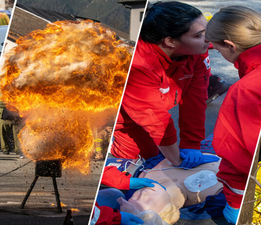 Blaulichttag der Jugend mit Feuerlöscherüberprüfung