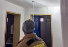 Wasserschaden in Gebäude