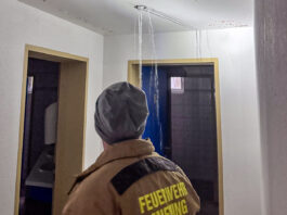 Wasserschaden in Gebäude