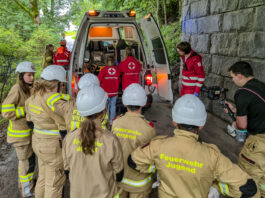 Filmdreh zu Jugendblaulichttag