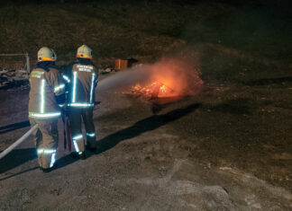 Gruppenübung zum Thema Brand