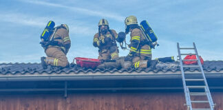 Übung Brand Maschinenhalle
